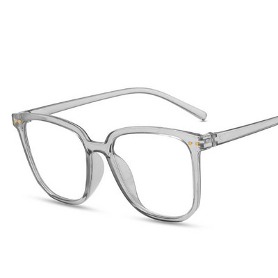 2022 m. Skaidrūs akiniai Moteriški Anti Blue Light akiniai Kompiuteriniai žaidimų akiniai Vintažiniai apvalūs netikri akiniai Optinis akinių rėmelis