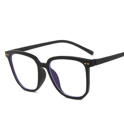 2022 m. Skaidrūs akiniai Moteriški Anti Blue Light akiniai Kompiuteriniai žaidimų akiniai Vintažiniai apvalūs netikri akiniai Optinis akinių rėmelis