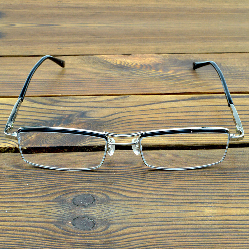 Титаниева сплав Двоен мост Многослойно покритие Правоъгълник Очила за четене +0,75 +1 +1,25 +1,5 +1,75 +2 +2,5 +2,75 до +4