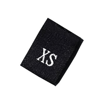 100PCS Etiketa veličine za odrasle Tkane zanatske vrpce Oznaka Šivanje odjeće Šivanje odjeće Materijal tkanine za odjeću Vez