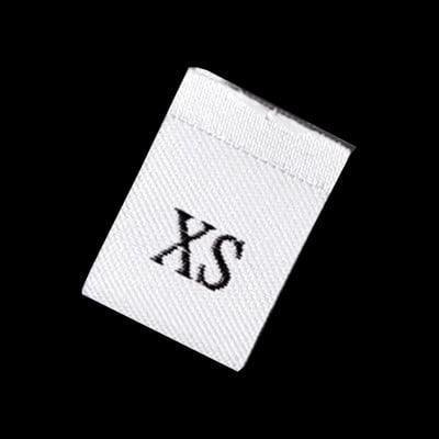 100PCS Etiketa veličine za odrasle Tkane zanatske vrpce Oznaka Šivanje odjeće Šivanje odjeće Materijal tkanine za odjeću Vez