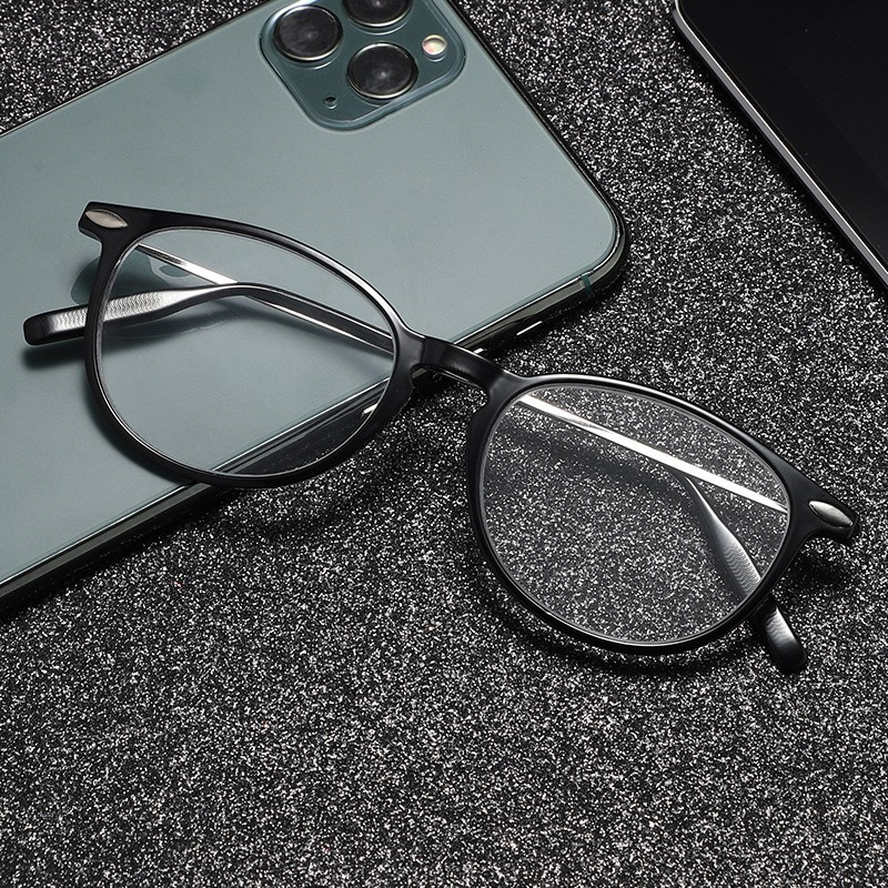 Ochelari de lectură cu blocare a luminii albastre FlexTR90, unisex, de epocă