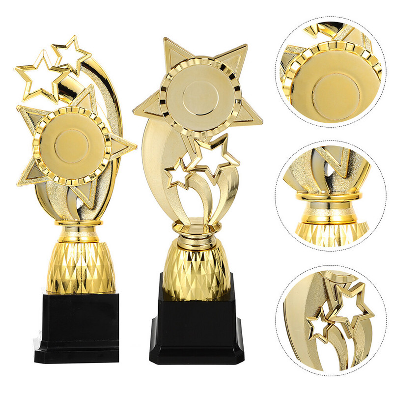 2 vnt. medalis Vaikų konkurso trofėjus Futbolo trofėjus Kidssss Party Cup darželio vaikų apdovanojimų ceremonijos dekoras