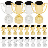 20 vnt Lombardijos vaikų vakarėlio trofėjus suaugusiųjų žaislas vaikams Miniatiūriniai papuošimai Sportiniai balionai Maži apdovanojimai ir tortas