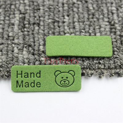 50 komada Jednobojne reljefne ručno izrađene oznake Oznake za naljepnice s medvjedićima Šivanje oznaka za odjeću za bebe Kape Rukavice Čarape Uljepšavanje