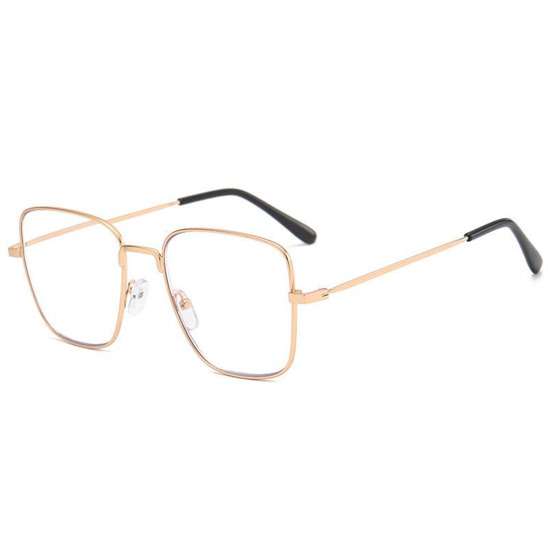 Luxus női olvasószemüvegek fém négyzet alakú kék fényt blokkoló multifokális progresszív szemüvegek optikai szemüvegek dioptria