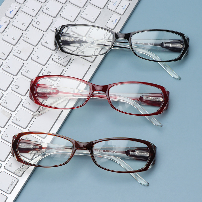 1 τμχ Γυαλιά ανάγνωσης Hot Anti-Blue Light Προστασία ματιών Urltra-Light Γυναικεία Ανδρικά Λουλούδια Κομψά γυαλιά οράσεως Διόπτρα +100~+400
