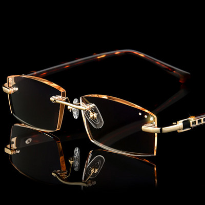 Crystal radiation resistant farsightedness glasses, anti fatigue, anti blue light, high-definition presbyopic glasses