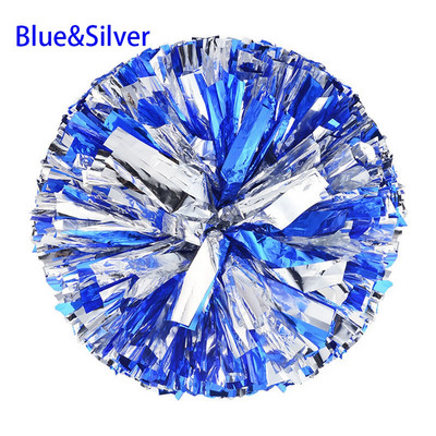 1 vnt. Naujas plastikinis dvigubos skylės rankenos metalinis sraigtasparnis pomponai „Cheerleading Cheering Pom Ball“ linksminantis dekoratorius, klubo sporto reikmenys