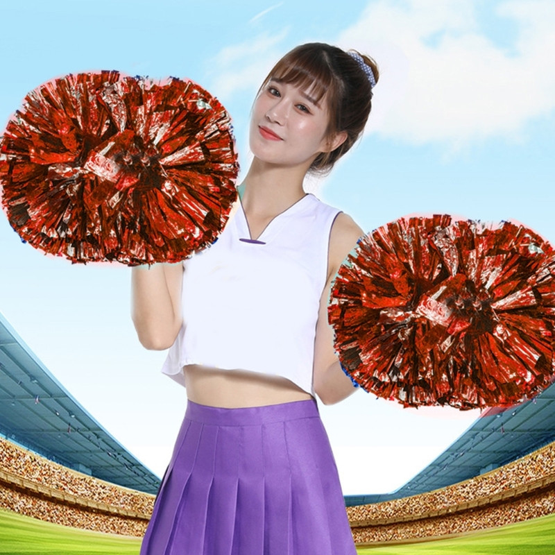 „Cheer PomPoms“ ir „Bows“ metaliniai „Cerleading PomPoms“ kalėdiniai „Cheer“ plaukų lankeliai