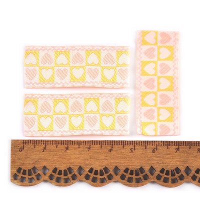 50 τμχ Νέο Μίνι Κέντημα Καρδιά Ετικέτες Ρούχα για Αξεσουάρ Ραπτικής DIY Πλεκτά Ένδυμα Τσάντες Καπέλα Χειροποίητες Ετικέτες c3531