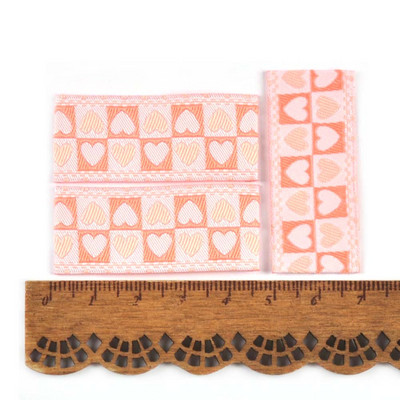 50 τμχ Νέο Μίνι Κέντημα Καρδιά Ετικέτες Ρούχα για Αξεσουάρ Ραπτικής DIY Πλεκτά Ένδυμα Τσάντες Καπέλα Χειροποίητες Ετικέτες c3531