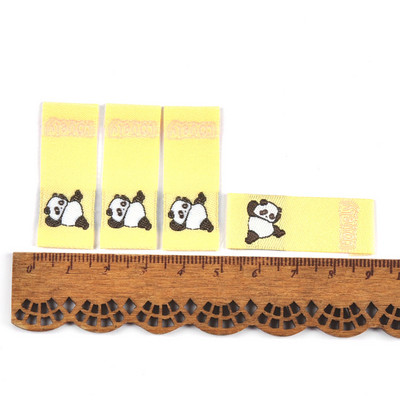 50 komada šarene slatke pande naljepnice za vez za šivaći pribor DIY dječja odjeća periva odjeća za njegu Oznake za uređenje doma c3515