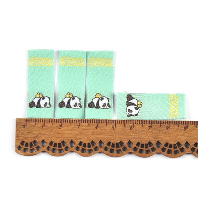 50 komada šarene slatke pande naljepnice za vez za šivaći pribor DIY dječja odjeća periva odjeća za njegu Oznake za uređenje doma c3515