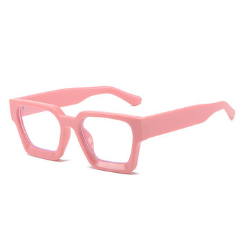 Νέα ρετρό γυαλιά τετράγωνου σκελετού για γυναικεία ανδρική μόδα Απλός καθαρός φακός Υψηλής ποιότητας μοντέρνα γυαλιά σχεδιαστών προϊόντων