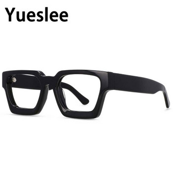 54290 Висококачествена ацетатна оптична рамка за очила Ретро квадратни дизайнерски очила Луксозни рамки за диоптрични очила Оптични очила