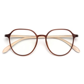 Κορεατική έκδοση Thin Oval Frame Myopia Glasses Female Plain Mirror Eye Frame Frame Literary Retro Glasses