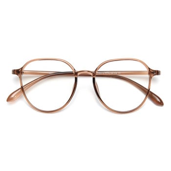 Κορεατική έκδοση Thin Oval Frame Myopia Glasses Female Plain Mirror Eye Frame Frame Literary Retro Glasses