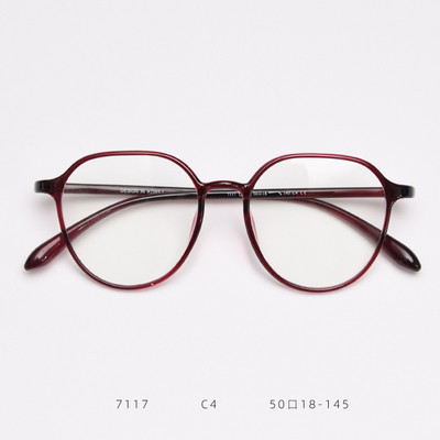 Κορεατική έκδοση Thin Oval Frame Myopia Glasses Female Plain Mirror Eye Frame Frame Literary Retro Glasses