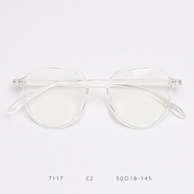 Κορεατική έκδοση Thin Oval Frame Myopia Glasses Female Plain Mirror Eye Frame Frame Literary Retro Glasses