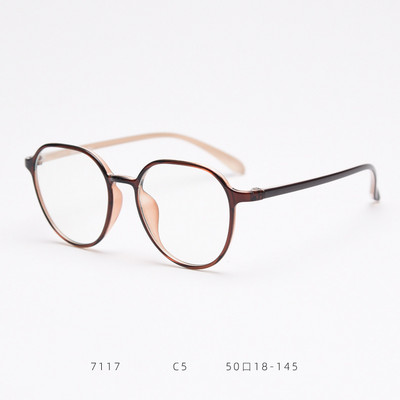 Κορεατική έκδοση Thin Oval Frame Myopia Glasses Female Plain Mirror Eye Frame Frame Literary Retro Glasses