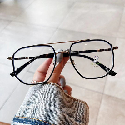 Retro dvostruki mostovi, kvadratni ženski okvir za anti-Blu-Ray naočale, modni TR90 opružni šarki, muški optički okvir, računalne naočale