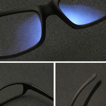 Анти-сини защитни очила Квадратни оптични предписания за късогледство Компютърни очила Рамка за жени Мъжки антисини спортни очила Goggle