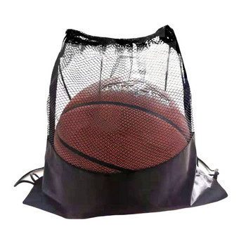 Φορητό κάλυμμα μπάσκετ Διχτυωτή τσάντα ποδοσφαίρου αποθήκευσης ποδοσφαίρου Τσάντες αποθήκευσης μπάλας βόλεϊ εξωτερικού χώρου