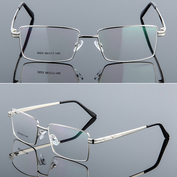 Elbru γυαλιά από κράμα τιτανίου επικαλυμμένο μεταλλικό πλαίσιο γυαλιών επίπεδης καθρέφτης Πρεσβυωπία Πλαίσιο ρετρό τετράγωνο ανδρικά γυαλιά επιχειρηματιών