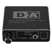 Prijenosno Hifi DAC pojačalo Digitalno-analogni audio konverter RCA 3,5 mm pojačalo za slušalice Toslink optički koaksijalni izlaz dac 24 bita