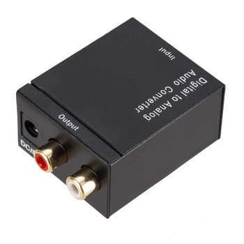 LccKaa Цифрово-аналогов аудио конвертор Оптично влакно Коаксиален сигнал към аналогов ЦАП Spdif Стерео RCA жак ЦАП Усилвател Декодер