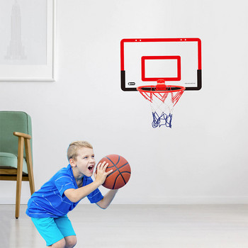 Преносим забавен мини баскетболен кош Играчки Комплект играчки за домашни любимци Баскетболни фенове Спортна игра Комплект играчки за деца Деца Възрастни