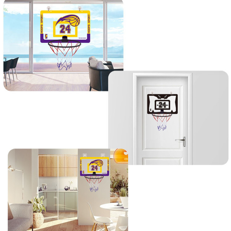 Kaasaskantav naljakas minikorvpallirõngaste mänguasjade komplekt siseruumides kasutamiseks mõeldud kodus Korvpallifännid Spordimängud Mänguasjakomplekt Lastele Lapsed Täiskasvanud