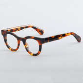 Vintage muški prozirni acetatni okviri za optičke naočale Ženske spojene modne naočale Preveliki okviri za optičke naočale