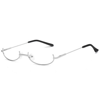 Декоративни очила с половин рамка Аниме Двуизмерни очила Висулка с рамка за очила с верижка Декоративни очила Парти очила