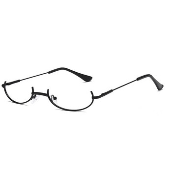 Декоративни очила с половин рамка Аниме Двуизмерни очила Висулка с рамка за очила с верижка Декоративни очила Парти очила