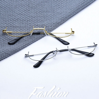 Διακοσμητικά γυαλιά μισού σκελετού Anime Δισδιάστατα γυαλιά σκελετό μενταγιόν με αλυσίδα διακοσμητικά γυαλιά πάρτι γυαλιά