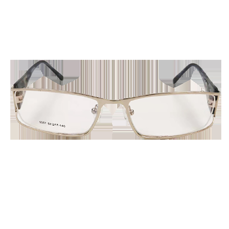 Õõnes metallist prilliraam naistele täisraamiga kõrglahutusega prillid, kvaliteetne