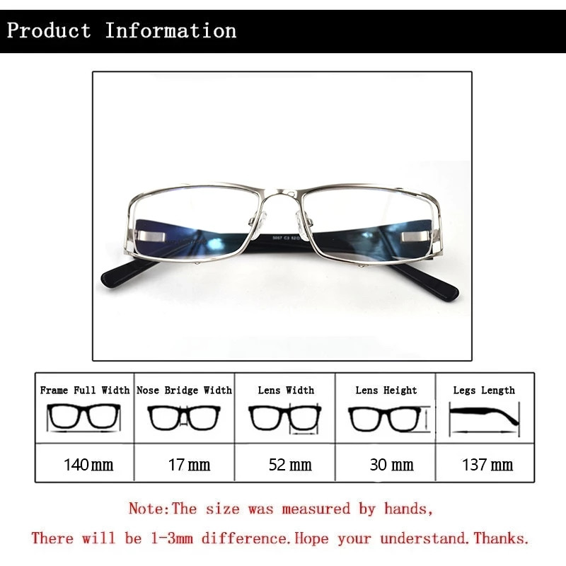 Õõnes metallist prilliraam naistele täisraamiga kõrglahutusega prillid, kvaliteetne