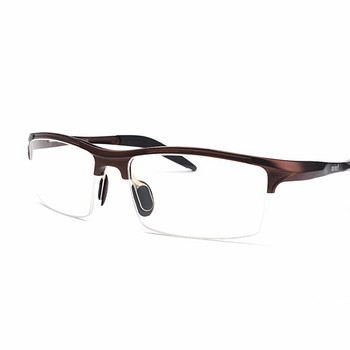MINCL New Men Sport Γυαλιά σκελετού αλουμινίου από μαγνήσιο Half eyeglasses Σκελετοί συνταγογραφούμενων γυαλιών οπτικών γυαλιών σκελετός NX
