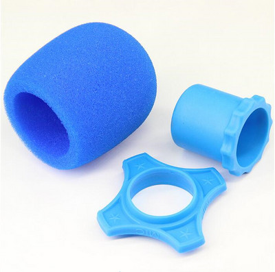 Raputuskindel käeshoitava mikrofoni kaitse, silikoonrõngas veeremisvastase põhjavarda varruka mikrofoni tuuleklaasi katted KTV mikrofoni jaoks