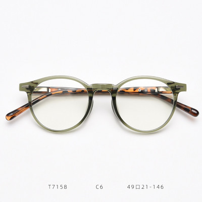 Στρογγυλά γυαλιά Luxury Designer Vintage γυναικεία γυαλιά TR90 με σκελετό Συνταγογραφικά Γυαλιά Ανδρικά Διαφανή Γυαλιά Υπολογιστή