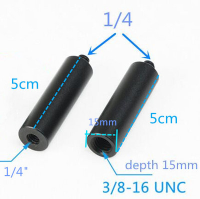 Jadkinsta 15 mm strypo įtaisas, 1/4 3/8 tvirtinimo jungiamasis sraigtinis adapteris, skirtas DSLR fotoaparato fotostudijos priedams