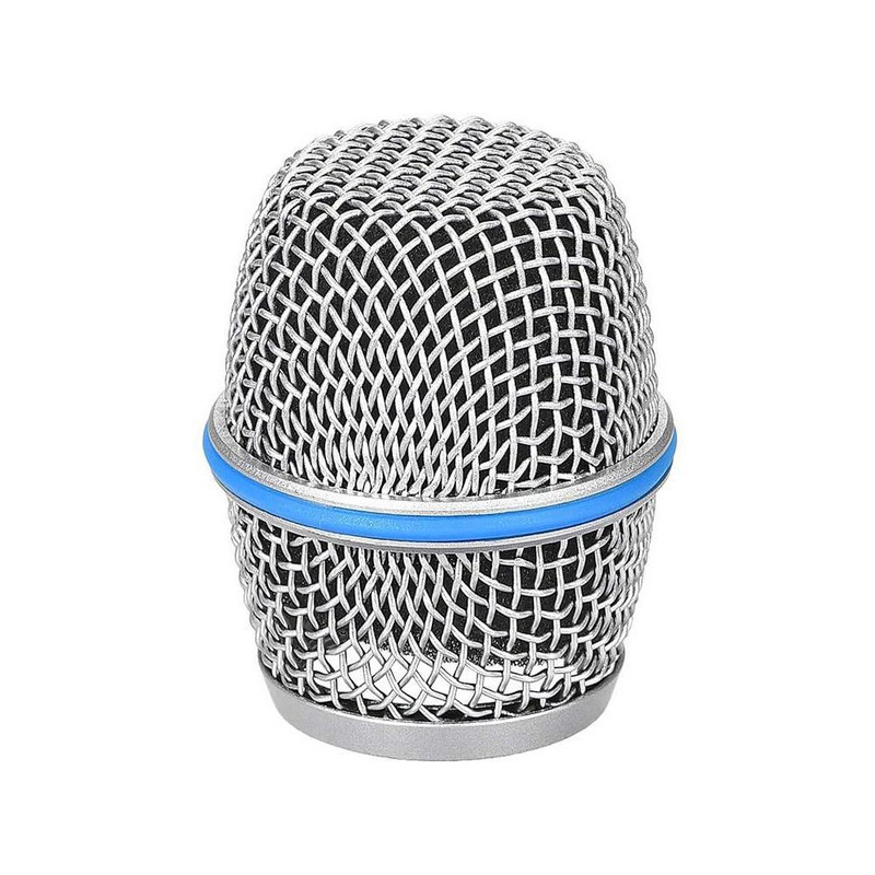 Резервна решетка на микрофона Мрежеста сферична глава Кабелна решетка за безжичен микрофон за Shure Beta 58A 87A за SM58 Аксесоари за микрофон