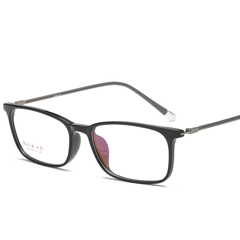 Σκελετός TR90 Alloy Glasses Men Myopia Eye Glass Συνταγογραφούμενα γυαλιά Σκελετοί Νέας σχεδίασης Screwless Optical Eyewear 9814