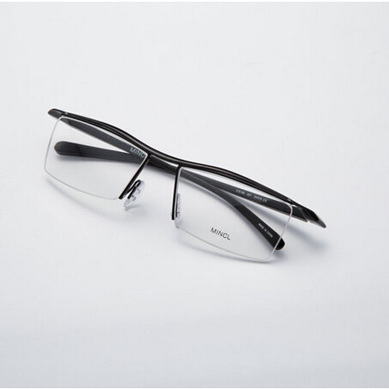Férfi Optikai keretek Szemüvegkeretek Kereskedelmi szemüvegek Divat Szemüvegkeret Rövidlátás Titán keret TR90 Lábak