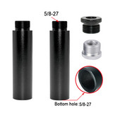 Set de tije de extensie pentru suport pentru microfon 5/8-27 5/8 inch la 1/4 3/8 șurub de conversie Tija de extensie pentru microfon live din aliaj de aluminiu