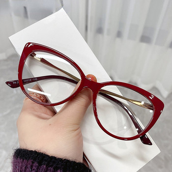 Модни рамки за оптични очила с котешко око Дамски ретро прозрачни стъкла Рамки за оптични очила Рамки за очила с рецепта