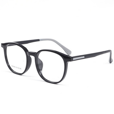 Moodsad retro ümmargused prillid, ülikerged TR90, läbipaistvad prillid, optilised retseptiraam Lühinägelikkus, mees, naine, prillid WH039