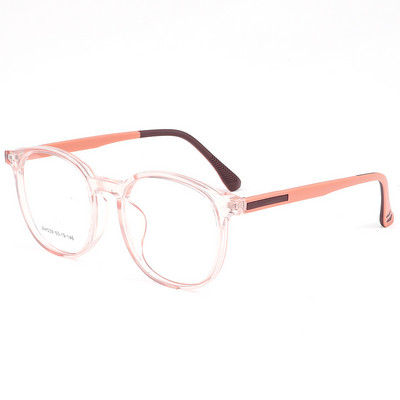 Moodsad retro ümmargused prillid, ülikerged TR90, läbipaistvad prillid, optilised retseptiraam Lühinägelikkus, mees, naine, prillid WH039